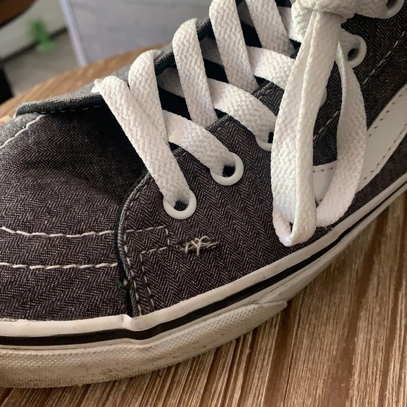 Grey Vans Sk8-Hi W9/M7.5 - Picture 6 of 6